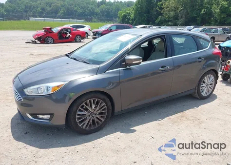 2016 Ford Focus Titanium from USA, damaged, VIN 1FADP3N28GL299339